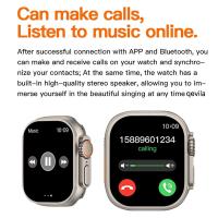 Reloj inteligente T800 Ultra serie 8 para hombre y mujer, pulsera deportiva resistente al agua IP67, 1,99 pulgadas - details 3