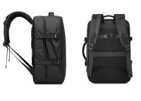 BANGE-mochila multifuncional para hombre, morral de viaje con recarga USB, impermeable, de gran capacidad, para ordenador portátil, 15,6 - details 17