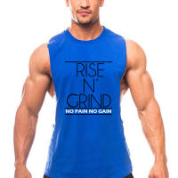 New Bodybuilding Stringer Tops Man Cotton Breathable Gym Sleeveless Shirt Men Fitness Vest Singlet Sportswear Workout Tanktop - details 11