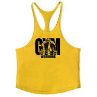 Y Back Bodybuilding Stringer Tank Top Men Cotton Gym Sleeveless Shirt Men Fitness Vest Summer Singlet Sportswear Workout Tanktop - details 15