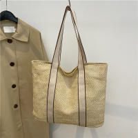 Bolsos hechos a mano para mujer, bolso de playa tejido de paja, gran capacidad, Asa superior, Verano - details 2