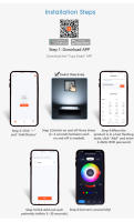 Luz de techo LED inteligente RGB con altavoz musical, lámpara regulable con aplicación Bluetooth, 36W, 220V, Control remoto para el hogar, dormitorio y sala de estar, TUYA - details 19
