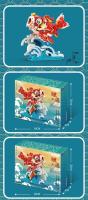 Lucky Fish Compatible Bricks Building Blocks Chinese Style Lucky Product China Decoration Assembled Toy Gift for Boys and Girls - details 2