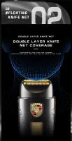 Kemei-Afeitadora de lámina inalámbrica recargable para hombre, afeitadora de barba recíproca de doble hoja, cuidado facial, multifunción, potente recortadora de peluquero - details 3