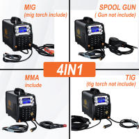 HZXVOGEN Máquina de Soldar Semi-automática de Aluminio 5 en 1 Inversor de 200A sin Gas para MIG ARC MMA TIG Mejoras del Hogar Herramientas - details 7