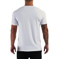 Camiseta Casual de Verano para Hombres Cuello en V, Manga Corta, Algodón, Patrón LOGO, Moda Versátil - details 9