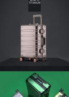 Maleta de viaje 100% de aluminio de alta calidad, equipaje rodante, equipaje con ruedas de viaje de 24/29 pulgadas, Maleta de cabina de mano de 20 pulgadas - details 16