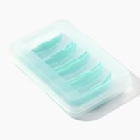 GLIMOCN5 pares de almohadillas para permanente de pestañas de silicona, varillas para pestañas, escudo de elevación, rizador de pestañas 3D, accesorios, herramientas aplicadoras - details 11