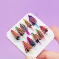 Señuelo de pesca con moscas húmedas, mariposas, insectos, polilla biónica, salmón, trucha, cebo de pesca con mosca, aparejos de pesca de agua dulce y salada, 5/10 Uds. - details 2