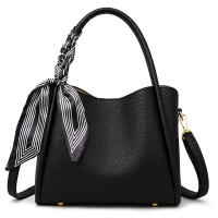 Bolsos de hombro con cintas simples para mujer, bandoleras versátiles de cuero PU de alta capacidad, novedad - details 27