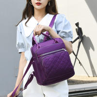 Mochila Oxford impermeable para mujer, bolso de hombro de viaje, Mochila escolar para chicas adolescentes, Color sólido - details 9