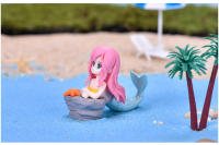 Modelo en miniatura Conjunto de 4 adornos de sirena Figuras de bricolaje Manualidades Juguete Modelo de resina de simulación Mini decoración de paisaje para regalos de decoración del hogar - details 2