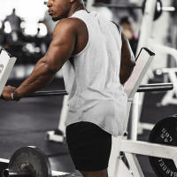 New Arrival Quick-drying Summer Men's Printed Basketball Bodybuilding Fitness Breathable Gyms Sports O-neck Tank Top - details 8