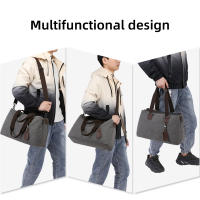 Bolsa de viaje portátil para Fitness, bolso de gran capacidad para deportes al aire libre, gimnasio, Yoga, correas ajustables, bolso de hombro tipo bandolera de ocio - details 1