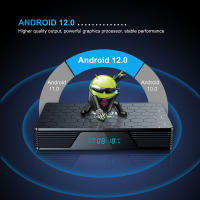 X98H Pro Dispositivo de TV inteligente 6K 2,4 y 5G WiFi6 BT 1000M LAN Google asistente de voz Android 12,0 Allwinner H618 Dispositivo de TV X98HPro Set Top Box - details 2