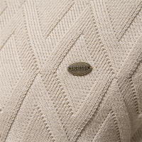 Suéteres AIOPESON Argyle Básicos para Hombres de Color Sólido con Cuello Redondo Manga Larga Tejidos de Pullover de Moda Invernal Nuevos Suéteres Cálidos para Hombres Material Exterior 95% Algodón 5% Lycra Hecho en China - details 10