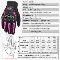 Guantes de Moto de Verano SUOMY Transpirables Tactiles para Parejas Racing Moto Cross MTB - details 1