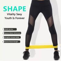 Bandas de resistencia deportivas para Yoga, varios colores, equipo de gimnasio, TPE, bandas elásticas para Fitness en casa, entrenamiento de fuerza para Pilates - details 7