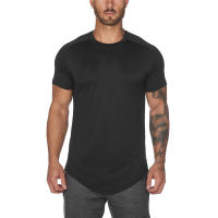 Camiseta de Malla de Verano de Secado Rápido Manga Raglan Poliéster Moda Casual Deportiva para Hombres - details 2