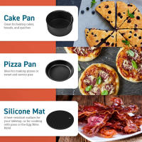 Juego de accesorios para freidora de aire de 7 pulgadas, rejilla para vapor de acero inoxidable, plato para Pizza, 6 unidades - details 2
