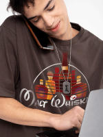 Camiseta de manga corta para hombre, camisa divertida de whisky Malt, con cuello redondo, de verano, 2022 - details 7