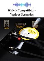 Cables de subwoofer RCA a 2 RCA, cable de audio macho a macho para mezclador, amplificador, tarjeta de sonido, DVD, efectos de televisión, cable RCA - details 8