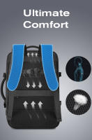 BANGE-mochila multifuncional para hombre, morral de viaje con recarga USB, impermeable, de gran capacidad, para ordenador portátil, 15,6 - details 13