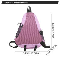 Bolso de hombro con eslinga para gimnasio y motocicleta, gran capacidad, para viajes al aire libre, ciclismo, Camping, bolsa triangular para el pecho, paquete divertido para ordenador portátil - details 0