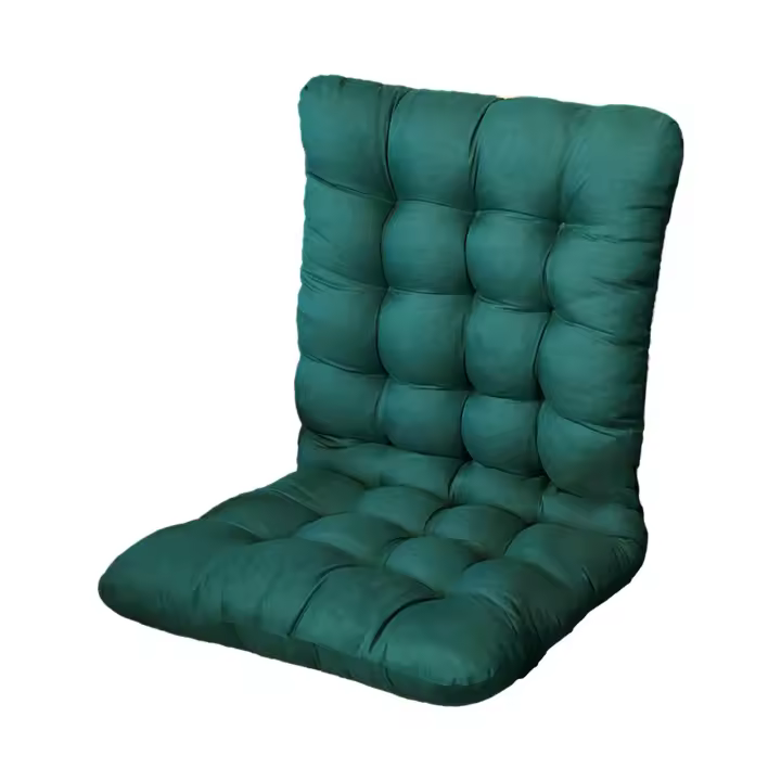 Cojín de Silla con Respaldar Almohada de Asiento Antideslizante para Conciertos, Cocina al Aire Libre 35cmx70cm - 1