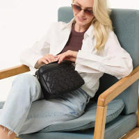 Bolso cuadrado pequeño con bandolera para mujer, nuevo diseño acolchado, bandolera de cuero de PU, bandolera versátil - details 6