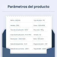 ARZOPA Monitor Portátil QHD 16.0" Pantalla IPS de 2560x1600 Brillo de 500nits - details 2