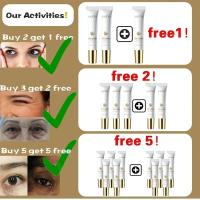 Crema para ojos instantánea para antienvejecimiento, bolsas para ojeras, hinchazón, gran piel debajo de los ojos, estiramiento facial, tratamiento de elevación de ojos, cuidado - details 0