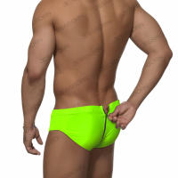 Jessborn pantalones cortos triangulares para hombre, bañador sexy con parte trasera, ropa de baño profesional para playa, primavera y verano - details 10