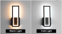 Luz LED de pared para Interior, lámpara de noche minimalista, candelabro de cabecera para decoración del hogar - details 2