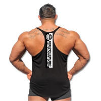 Men Gym Clothing Bodybuilding Suspenders Tank Top Casual Sport Sleeveless Shirt Fitness Muscle Sportswear Cotton Breathable Vest - details 11