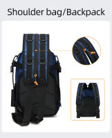 Mochila para señuelos de pesca con soporte para caña, bolsa para aparejo de acampada, caza al aire libre, senderismo, accesorios para cajas de peces, mochila táctica - details 5