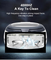 Limpiador Ultrasónico  600Ml Máquina de Lavado de Joyería y Gafas con 35W - details 2