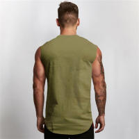 Summer Casual Fashion Print Vests Sleeveless Breathable Tank Tops Joggers Gym Fitness T-Shirt Male Basketball Training Singlets - details 11