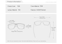 KINGSEVEN-gafas de sol polarizadas antideslizantes para hombre y mujer, protección ocular para conducir, UV400, TR90, de alta calidad, nuevo diseño - details 0