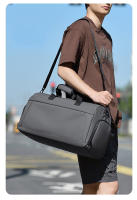 Bolsa deportiva para Fitness con bolsillo para zapatos, bolso para ordenador portátil para viajes al aire libre, negocios, viajes, bolso de hombro grande y húmedo para larga distancia - details 2