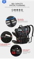 Mochila Suiza antirrobo para hombre, bolsa de viaje para ordenador portátil de 17 pulgadas, 15,6, carga USB, impermeable - details 6