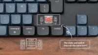 Keychron Teclado Mecánico Inalámbrico K1 Pro QMK/VIA con Retroiluminación RGB Teclas ABS Ambidixtro Oriental Batería Normal Switch Gateron - details 8