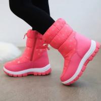 Botas de nieve impermeables para niños y niñas, zapatos deportivos de moda, zapatillas de invierno - details 1