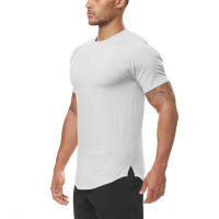 Camiseta Deportiva de Fitness para Hombres Ajuste Cerrado, Manga Corta, Secado Rápido, Frescura, Poliéster - details 6