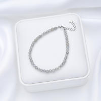 Pulseras hechas a mano de turmalina de Plata de Ley 925 con piedra Natural de 4 mm para mujer, regalo y joyería para fiesta, brazaletes de amatista - details 13