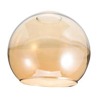 Reemplazo de pantalla de lámpara de globo de vidrio E27, cubierta de pantalla de lámpara de vidrio ámbar transparente E26, apertura de 43mm y 46mm para decoración de accesorios de iluminación - details 0