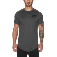 Camiseta de Compresión para Hombres Manga Corta, Patrón Gráfico, Material de Poliéster para Primavera/Verano, Entrenamiento Profesional Fitness Transpirable - details 5