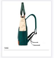 Mochila impermeable para ordenador portátil, de gran capacidad bolso de hombro, bolso de viaje portátil para mujer, Color de contraste - details 39