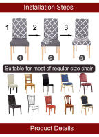 Coolazy-Funda de LICRA para Asiento de Comedor, Fundas Elásticas impermeables para Sillas de boda, 1 pieza - details 4