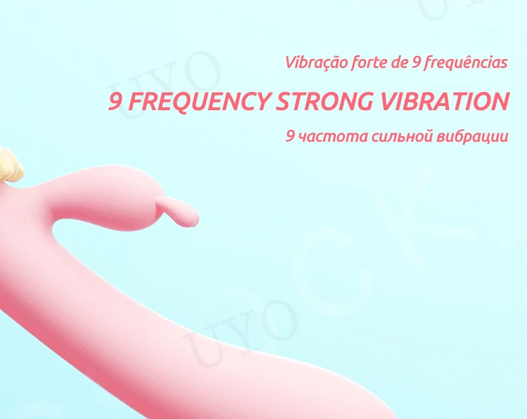Vibrador para mujer juguete sexual conejo de silicona vibrador USB recargable impermeable estimulador del punto G estimulador del clítoris UYO - details 7